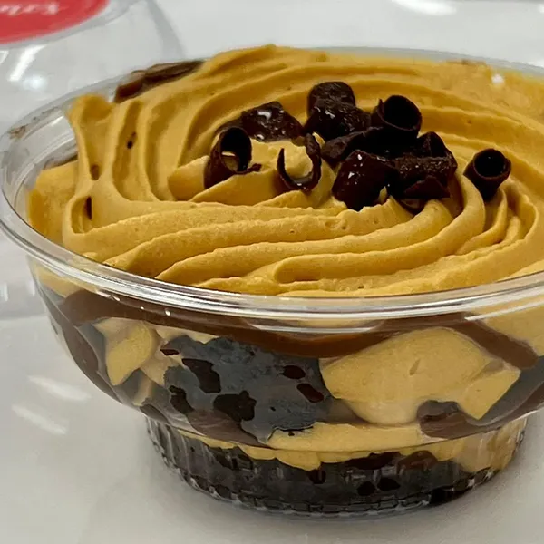 Lucuma Mousse with Brownie