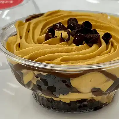 pic of Lucuma Mousse with Brownie